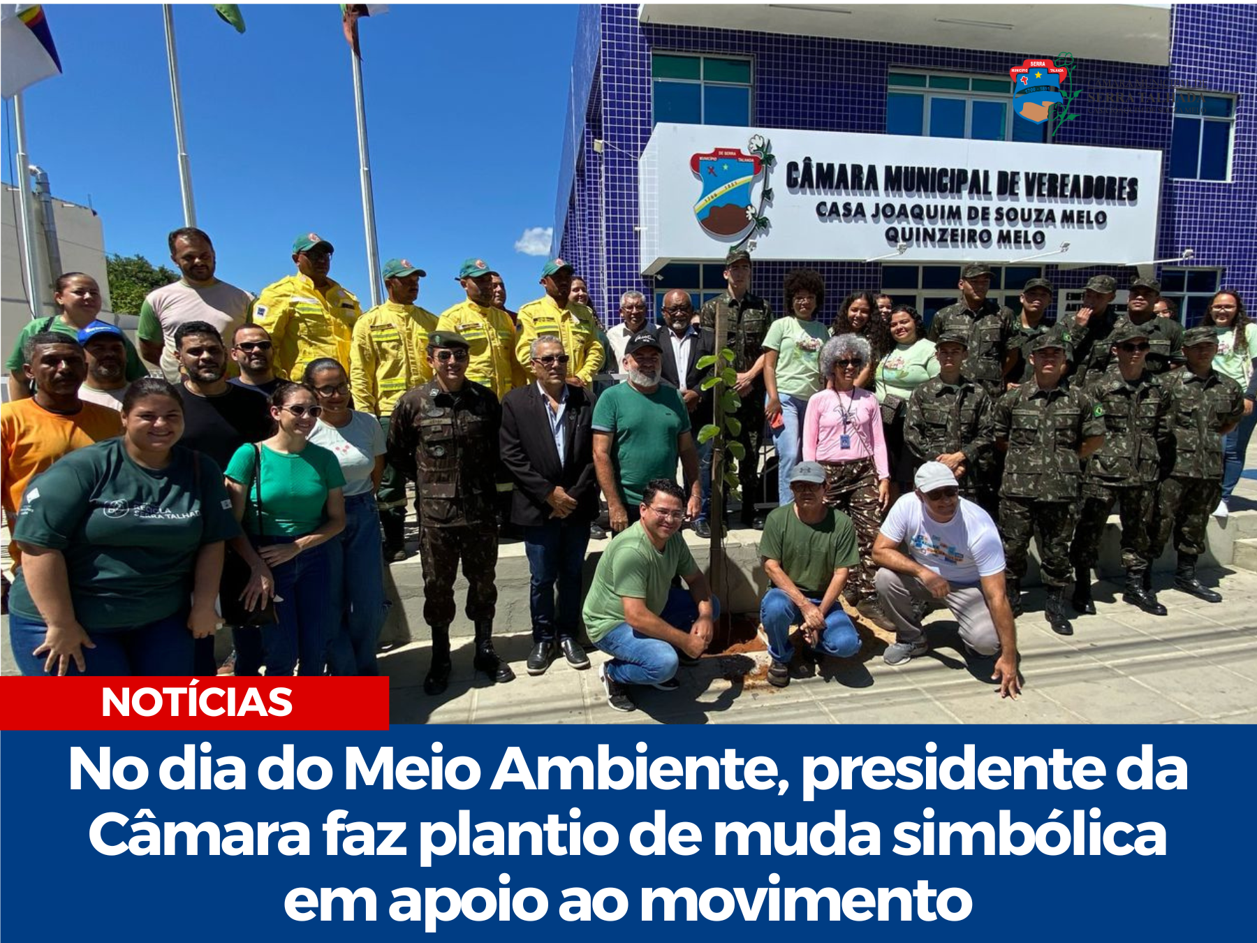 No dia do Meio Ambiente, presidente faz plantio de muda simbólica