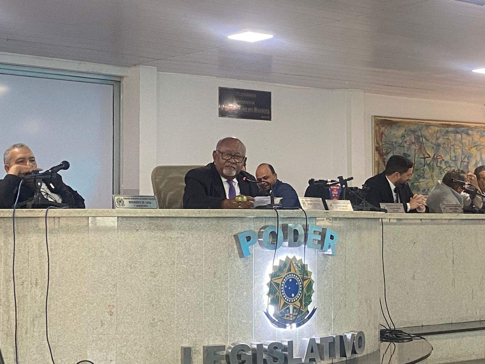 CMST aprova requerimento para pavimentação e homenageia sanfoneiro